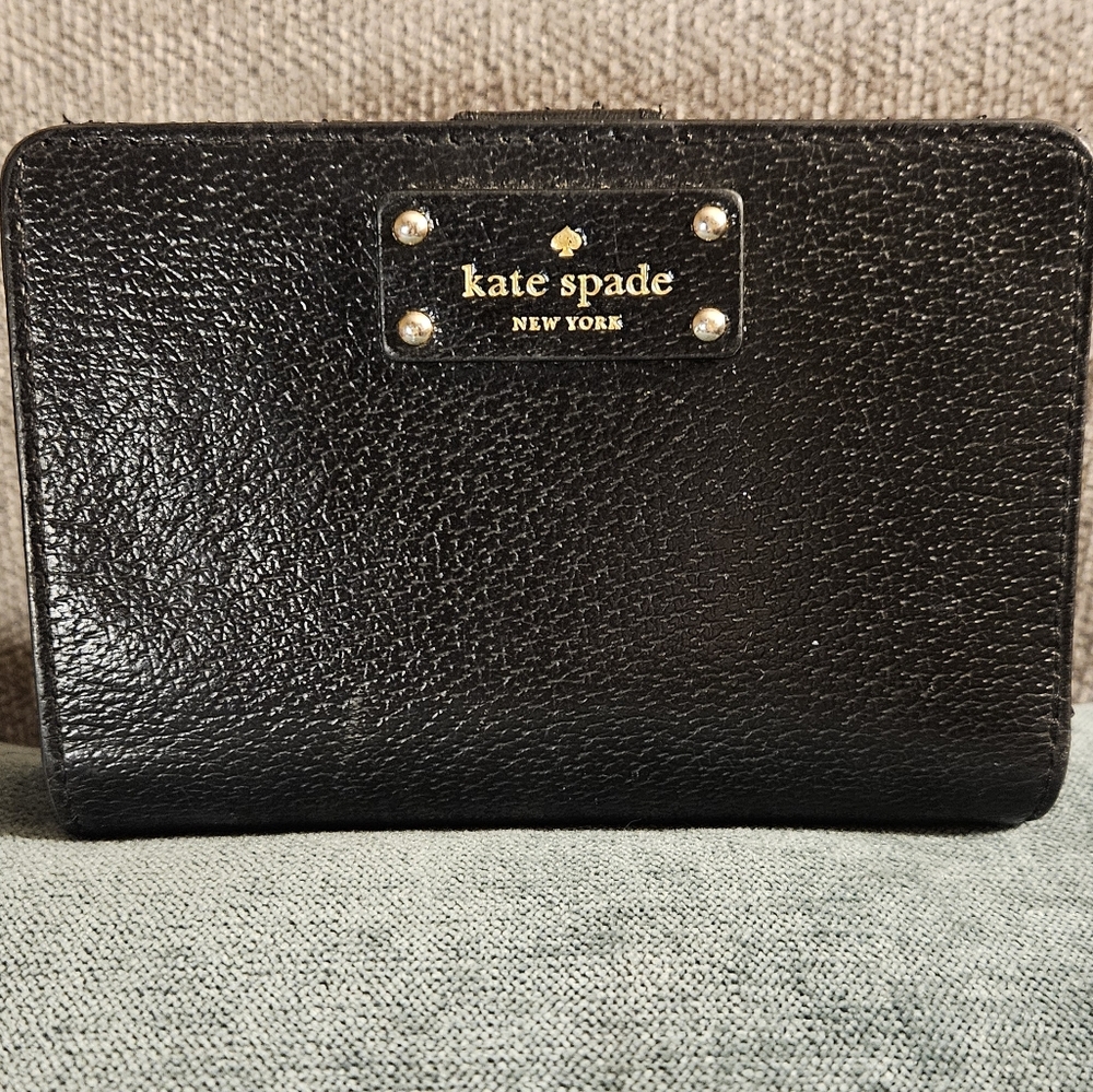 Kate Spade Black Leather Wallet